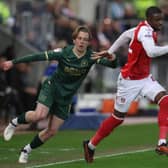 DEFIANT: Rotherham United centre-back Hakeem Odoffin (right) defended and attacked well