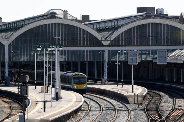 Hull Paragon Station, where the woman managed to tell police she had been sex trafficked