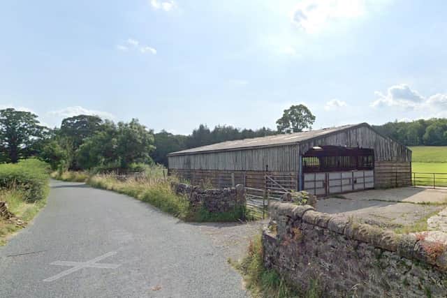 The agricultural building with planning permission to convert into a home