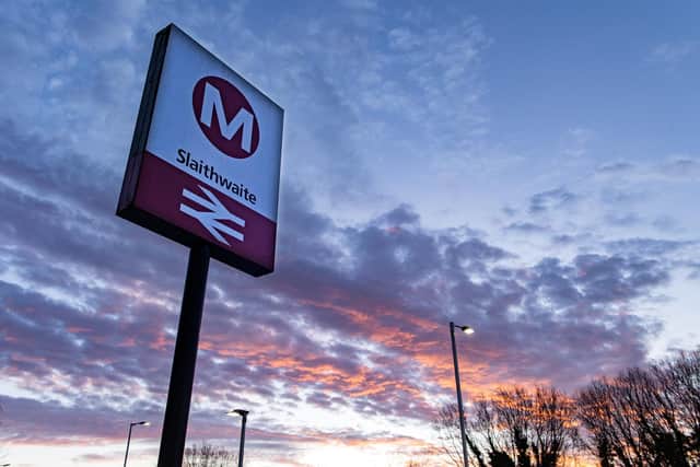 Slaithwaite Railway Station pictured at sunrise. PIC: Bruce Rollinson