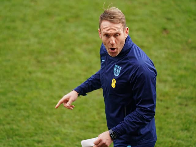 LESSONS: England Under-19 coach Simon Rusk