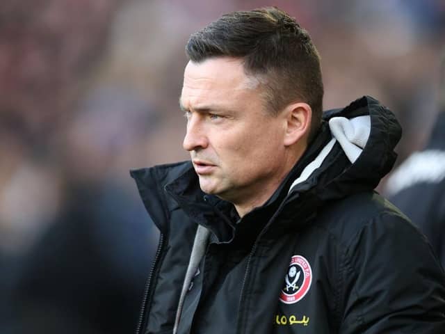 CONCERNS: Sheffield United manager Paul Heckingbottom is not comfortable with his club's training arrangements during the current spell of wet weather