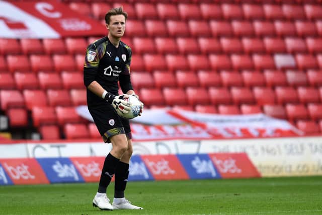 LUTON INTEREST: Barnsley's back-up goalkeeper Jack Walton has been linked with a move