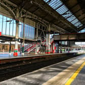 Empty platforms at Preston Train Station on a day of national rail strikes. Photo: Kelvin Stuttard