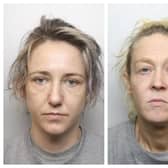 Nicola Lethbridge, 45, (right) and Zoe Rider, 36 (left) both of Fraser Drive, were both found guilty of murder and robbery by a jury in just one hour