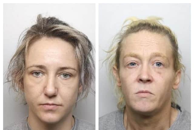Nicola Lethbridge, 45, (right) and Zoe Rider, 36 (left) both of Fraser Drive, were both found guilty of murder and robbery by a jury in just one hour