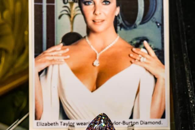 Pictured The diamond Richard Burton would stop at nothing to buy for Elizabeth Taylor. Picture By Yorkshire Post Photographer,  James Hardisty.