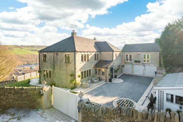 The house is in Upperthong close to Holmfirth and has sensational views