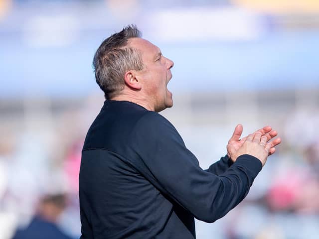 Huddersfield Town boss André Breitenreiter, pictured during his side's dramatic win over relegation rivals Millwall. Picture: Bruce Rollinson.