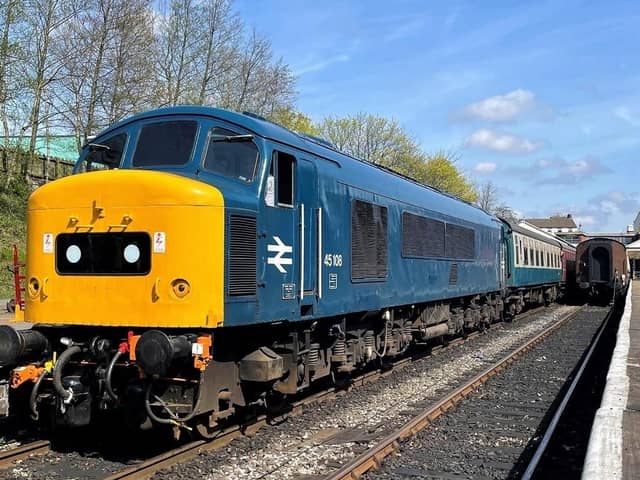 No. 45108 at the ELR. (Pic credit: Ben Taylor / North Yorkshire Moors Railway)