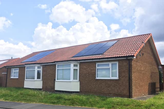 Rainbow Road, in Malton. Yorkshire Housing is installing new roofs and solar panels on 150 of its homes as part of a £5 million roof improvement programme.