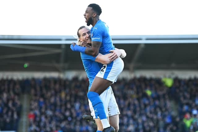 In a year that saw them knock West Brom out of the FA Cup, Chesterfield and their captain Jamie Grimes, left, look to clinch promotion on the National League Promotion Final (Picture: Getty Images)