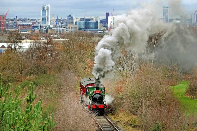 24 December 2017. The Santa Special steam train from Middleton Railway in South Leeds. Picture Tony Johnson.