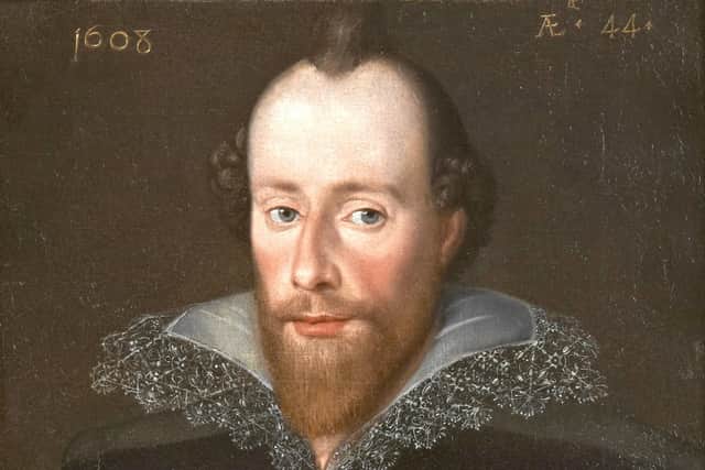 The portrait of William Shakespeare.