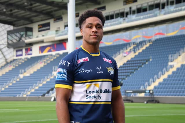 The Rhinos new boy has been training at centre and wing. (Photo: Leeds Rhinos)