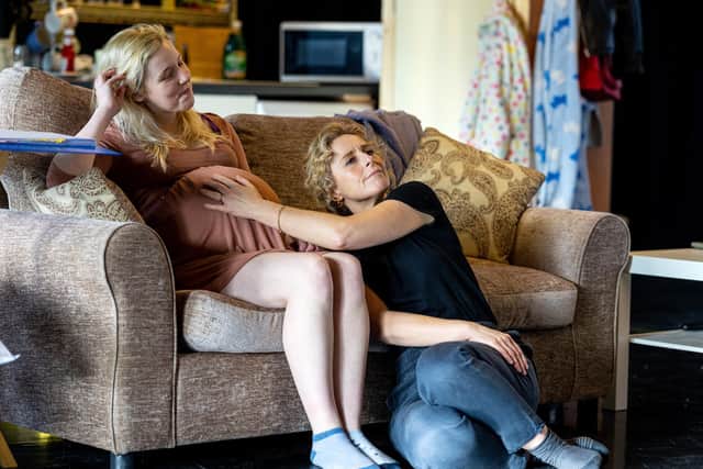 Jessica Jolleys and Nicola Stephenson in Mumsy at Hull Truck Theatre. Picture: Ian Hodgson