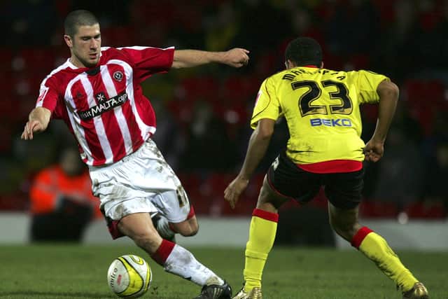 Nick Montgomery playing for Sheffield United against Watford in 2009 (Picture: Tom Dulat/Getty Images)