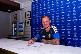Leeds United's deadline-day signing Melvin Bard. Picture courtesy of LUFC