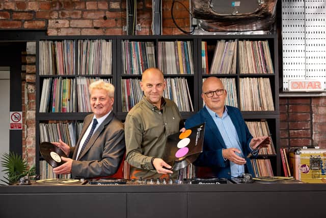 Left to right, Alex McWhirter, Finance Yorkshire, Andy Pickles, Music Factory and Ian Brown, Finance Yorkshire. Picture by Shaun Flannery.