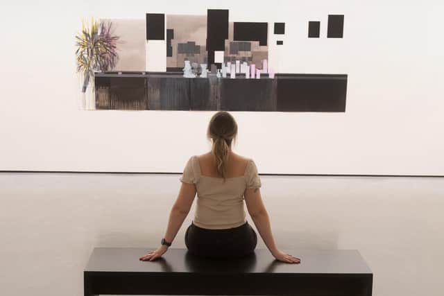 Exhibition by artist Hurvin Anderson: Salong Paintings/Hurvin Anderson Curates, at the Hepworth Gallery, Wakefield. Picture taken by Yorkshire Post Photographer Simon Hulme