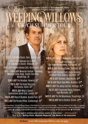 The Weeping Willows Gig Poster