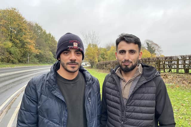 Yusef, 28, and Khalid, 25, said they now hoped build new lives in the UK after fleeing Syria