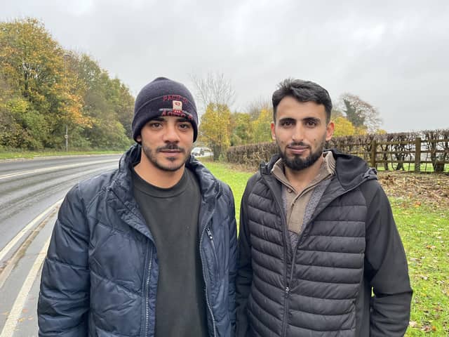 Yusef, 28, and Khalid, 25, said they now hoped build new lives in the UK after fleeing Syria