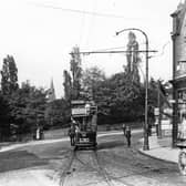 Meanwood at junction with Monk Bridge Road c 1904 courtesy Leeds Libraries