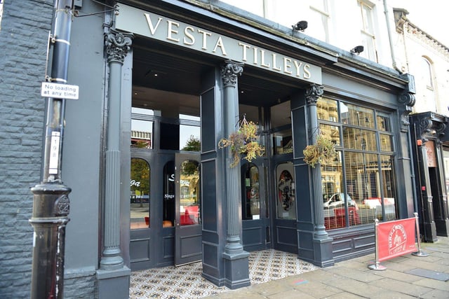 The bar now called Vesta Tilley’s has been around for as long as anyone can remember. For most of that time it had the off-the-peg name the Black Bull, although in 1989 it briefly changed to Scott’s and opened all three floors before returning to Black Bull. It was reborn in 2014 and named after the woman who officially opened the nearby Empire Theatre in 1907, when Vesta Tilley was one of the most famous entertainers in the western world.