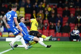 LOAN STAR: Keinan Davis scored seven league goals at Watford last season