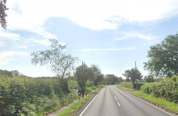 Thirsk Road, Easingwold, where a proposal for 50 pitch touring caravan park has been tabled Picture: Google