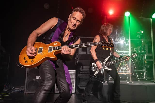 Vivian Campbell and Rick Savage of Def Leppard at The Leadmill, Sheffield. Picture: Kevin Nixon