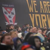 York City fans with West Stand tickets for the clash with Chesterfield have been asked to move. Image: Stu Forster/Getty Images