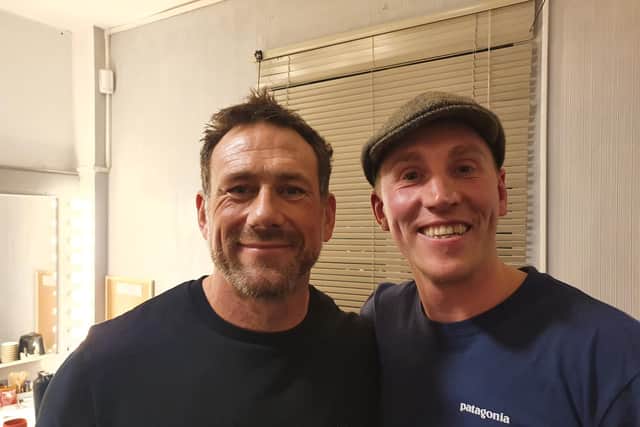 Ben Taylor, also known as Yorkshire Prose, will be performing a poem at the launch event on January 13 of Our Year – Wakefield District 2024, which is a partnership celebration, led by Wakefield Council. He is pictured here with Jason Fox from TV programme SAS Who Dares Wins.