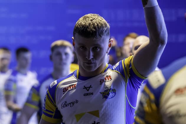 Harry Newman is poised to return for the Rhinos. (Photo: Allan McKenzie/SWpix.com)