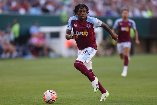 Hull City are reportedly locked in talks with Aston Villa over winger Jaden Philogene. Image: Mike Stobe/Getty Images