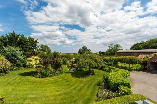 The gardens are a major feature of this property