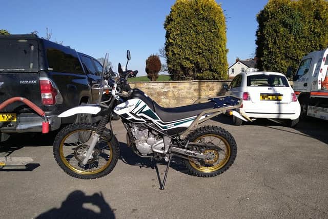 The motorbike was stolen outside of Morrisons on Otley Road, Guiseley.