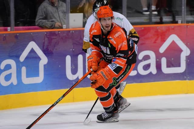 IN FORM: Martin Latal impressed for Sheffield Steelers last weekend by scoring three goals. Picture courtesy of Dean Woolley/Steelers Media.