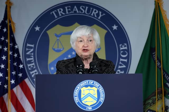 U.S. Secretary of the Treasury Janet Yellen has questioned the downgrade decision (Photo by Alex Wong/Getty Images)