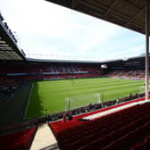 A general view of Bramall Lane where Sheffield United will face Burnley in the Championship on Saturday (Photo by FRANCK FIFE/AFP via Getty Images)