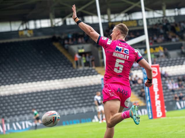 Ash Handley was Rhinos' top try scorer last season, with 17. Picture by Bruce Rollinson.