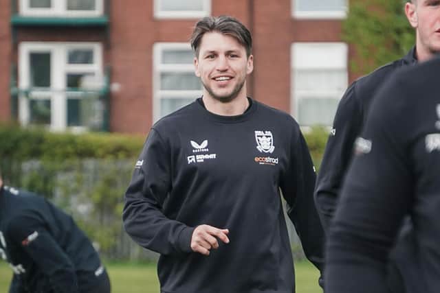 Tom Briscoe is back in black and white. (Photo: Hull FC)