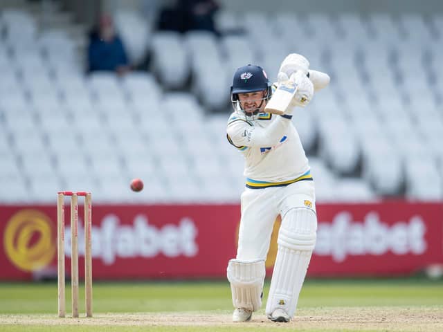 Eyes on the ball: Jonny Tattersall believes he has been finding the gaps more frequently this season after a technical adjustment to his batting in the winter. Picture by Allan McKenzie/SWpix.com