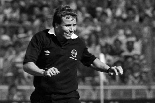 Former referee John Holdsworth, who has died aged 76. (Picture by Varley Picture Agency)