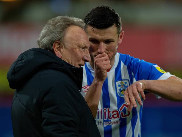 DEMANDING: Neil Warnock asked Huddersfield Town defender Matty Pearson to do a man-marking job on Monday - and still pose a goal threat