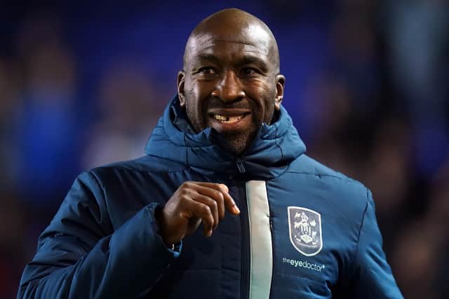 Darren Moore was pleased with Huddersfield Town's victory. Image: Jacob King/PA Wire