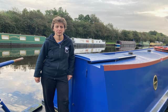 Narrowboat resident Kathryn Pybus has lived at Stanley Ferry in Wakefield for 21 years.