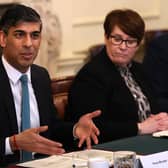 Prime Minister Rishi Sunak hosts a Business Council meeting at 10 Downing Street. PIC: Daniel Leal/PA Wire