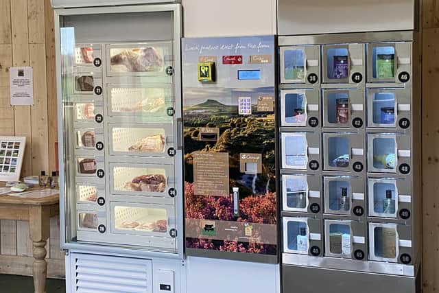 The £20,000 meat vending machine at New Sheepfold Farm